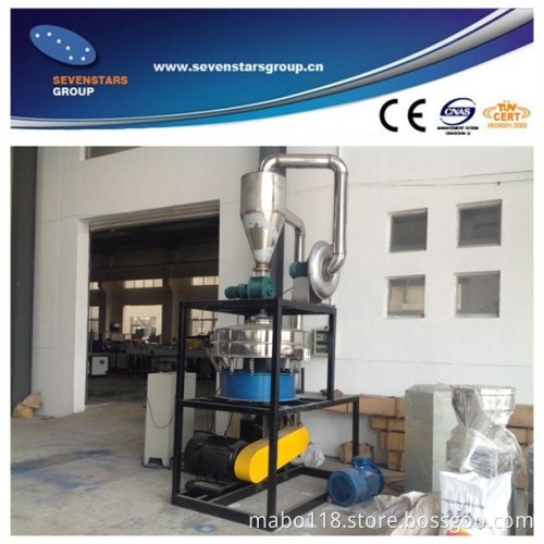 PP PE PVC LDPE LLDPE ABS EVA Pet Pulverizer Machine